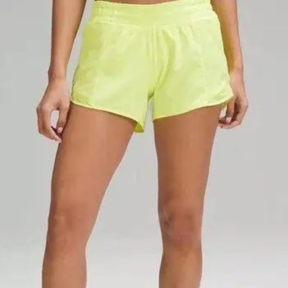 Lululemon Neon Yellow Shorts Size 10